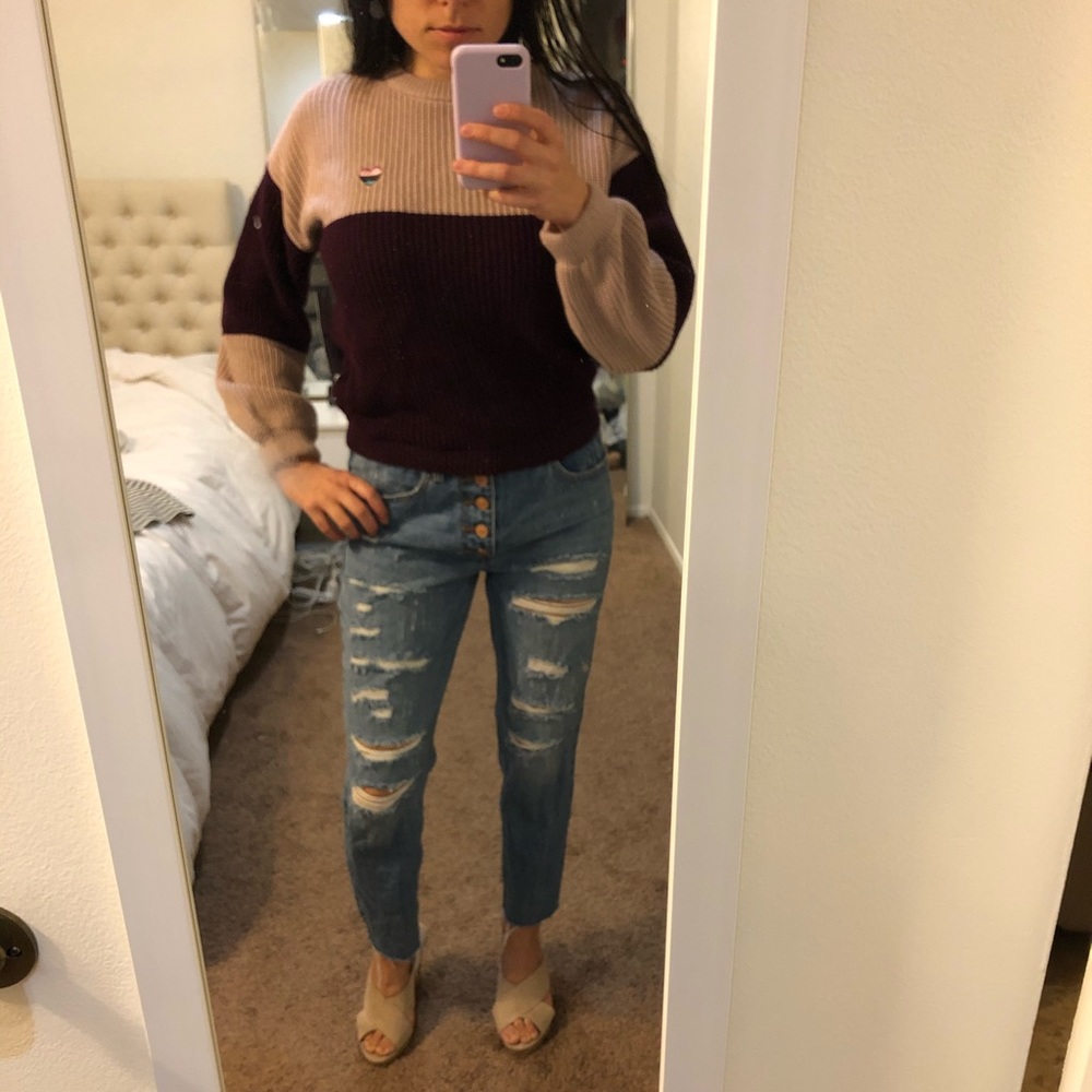 Spiritual Gangster Chunky Knit Sweater NWT
